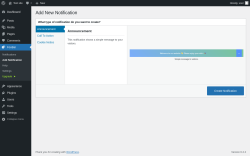 Page screenshot: FooBar → Add Notification
