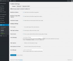 Page screenshot: FooBox &rarr; Settings