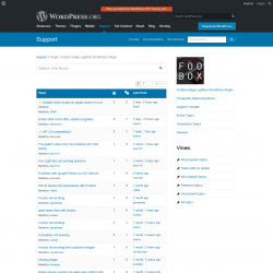 Page screenshot: FooBox &rarr; Support