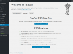 Page screenshot: FooBox &rarr; 
			Free Trial		