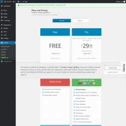 Page screenshot: FooBox &rarr; Upgrade&nbsp;&nbsp;➤