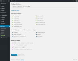 Page screenshot: FooBox &rarr; Settings &rarr; Upgrade to PRO!