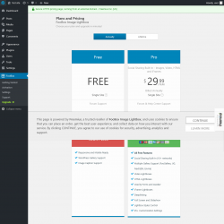 Page screenshot: FooBox &rarr; Upgrade&nbsp;&nbsp;➤