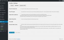 Page screenshot: FooBox &rarr; Settings &rarr; Advanced