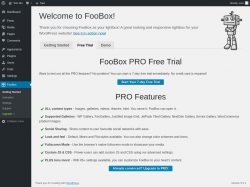 Page screenshot: FooBox &rarr; 
			Free Trial		