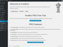 Page screenshot: FooBox &rarr; 
			Free Trial		