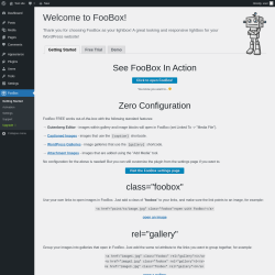 Page screenshot: FooBox