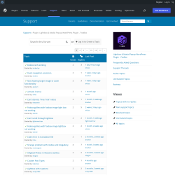 Page screenshot: FooBox &rarr; Support