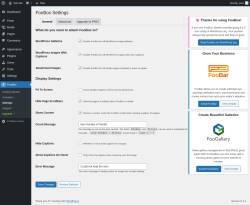 Page screenshot: FooBox &rarr; Settings
