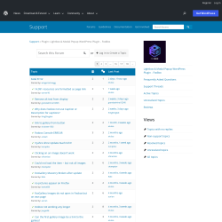 Page screenshot: FooBox &rarr; Support