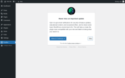 Page screenshot: Getting Started With FooBox &lsaquo; Test site &mdash; WordPress