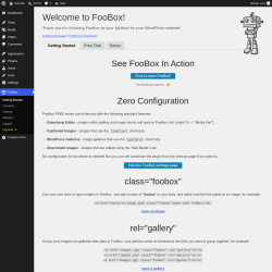 Page screenshot: FooBox