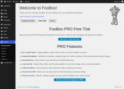 Page screenshot: FooBox &rarr; 
			Free Trial		