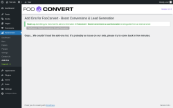 Page screenshot: FooConvert → Add-Ons