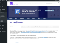 Page screenshot: Menus → About Us