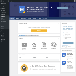 Page screenshot: Menus