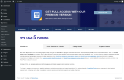 Page screenshot: Menus → About Us