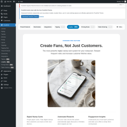 Page screenshot: FoodOrd &rarr; Loyalty PRO