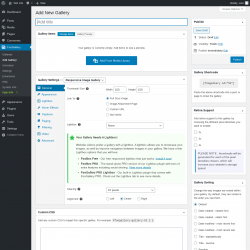 Page screenshot: FooGallery &rarr; Add Gallery
