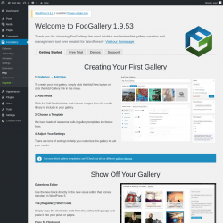 Page screenshot: FooGallery &rarr; Help