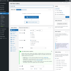 Page screenshot: FooGallery &rarr; Add Gallery