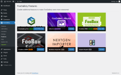 Page screenshot: FooGallery &rarr; Features