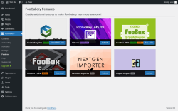 Page screenshot: FooGallery &rarr; Features