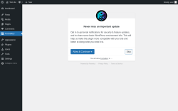 Page screenshot: &lsaquo; Test site &mdash; WordPress