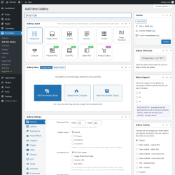 Page screenshot: FooGallery &rarr; Add New Gallery