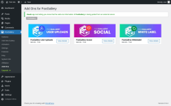 Page screenshot: FooGallery &rarr; Add-Ons