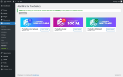 Page screenshot: FooGallery &rarr; Add-Ons