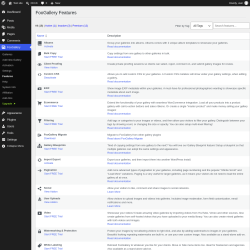 Page screenshot: FooGallery &rarr; Features