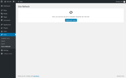 Page screenshot: Tools → Force Refresh