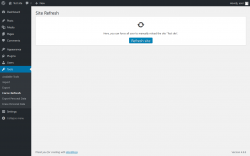 Page screenshot: Tools → Force Refresh