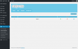 Page screenshot: Contact Forms &rarr; General Options