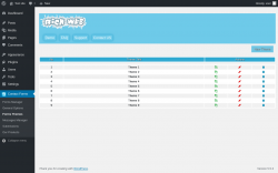 Page screenshot: Contact Forms &rarr; Forms Themes