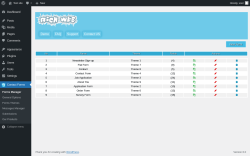 Page screenshot: Contact Forms