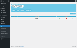 Page screenshot: Contact Forms &rarr; General Options