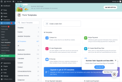 Page screenshot: Formidable  → Form Templates