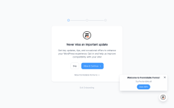 Page screenshot: Formidable | Onboarding Wizard ‹ Test site — WordPress