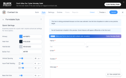 Page screenshot: Formidable  &rarr; Styles