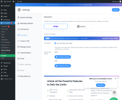 Page screenshot: Formidable  → PaymentsNEW