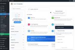 Page screenshot: Formidable  &rarr; Form Templates