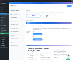 Page screenshot: Formidable  &rarr; PaymentsNEW