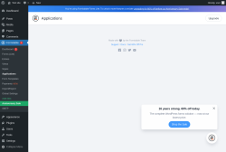 Page screenshot: Formidable  &rarr; Applications