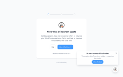 Page screenshot: Formidable | Onboarding Wizard &lsaquo; Test site &mdash; WordPress