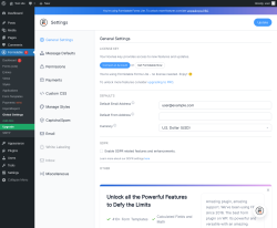 Page screenshot: Formidable  &rarr; Global Settings