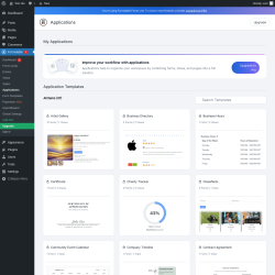 Page screenshot: Formidable  &rarr; Applications