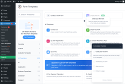 Page screenshot: Formidable  &rarr; Form Templates