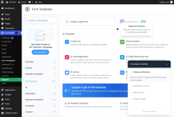 Page screenshot: Formidable  &rarr; Form Templates